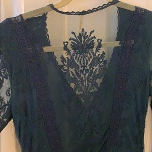 Free People Dresses - Free People Lace & Mesh Long Sleeve Dress Free People Dresses - Free People Lace & Mesh Long Sleeve Dress